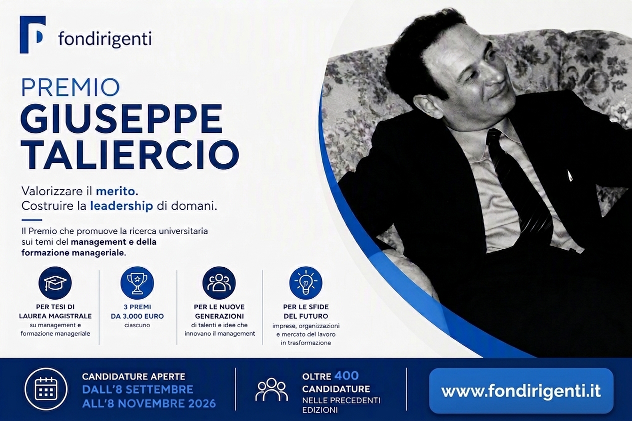 Al via la Sesta edizione del Premio Taliercio, per valorizzare il merito e la ricerca nelle nuove generazioni